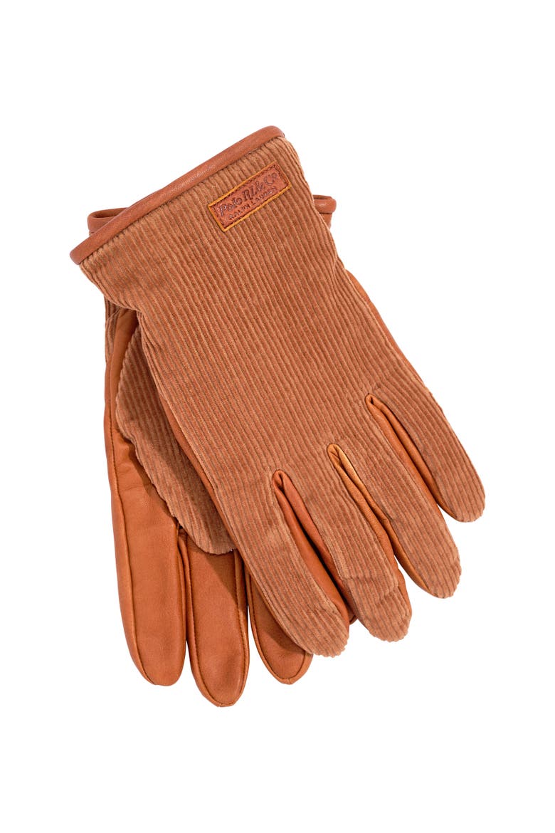 Corduroy Hybrid Glove, Alternate, color, New Bronze