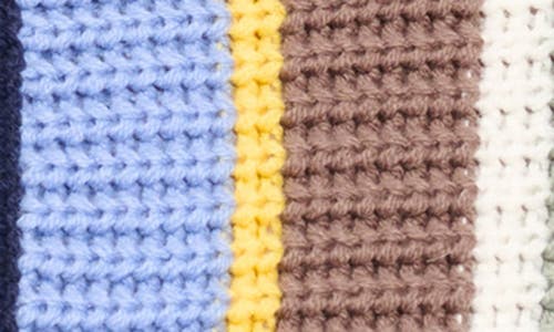 Staud Cropped Hampton Sweater Market Stripe