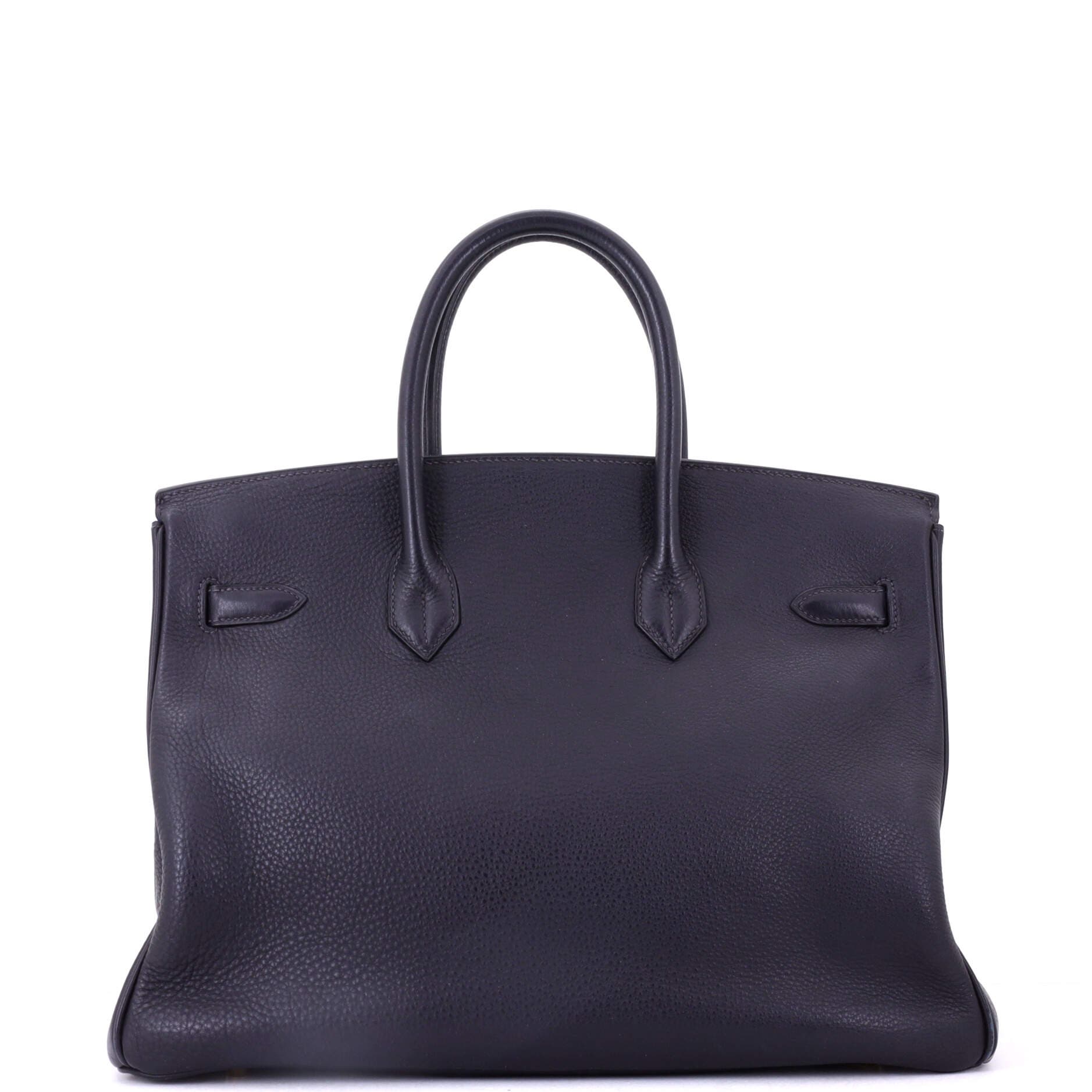 Pre-Owned Hermes Birkin Handbag Blue Togo with Gold Hardware 35, Alternate, color, Bleu Marine