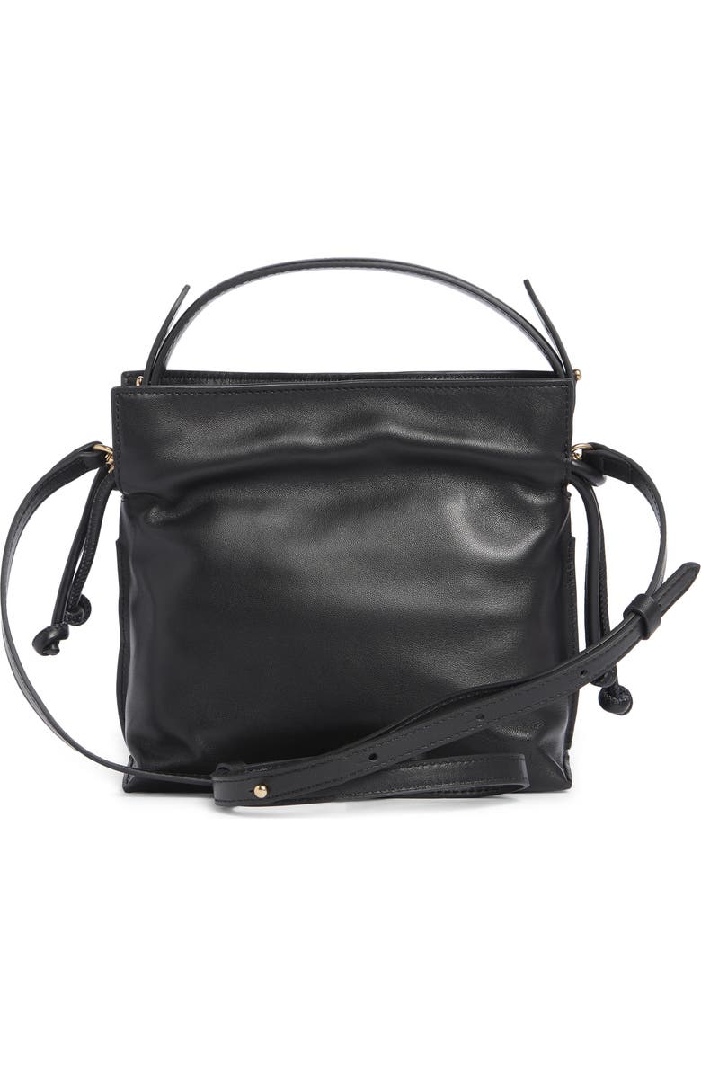 Sam Edelman Marilyn Medium Drawstring Shoulder Bag, Alternate, color, Black