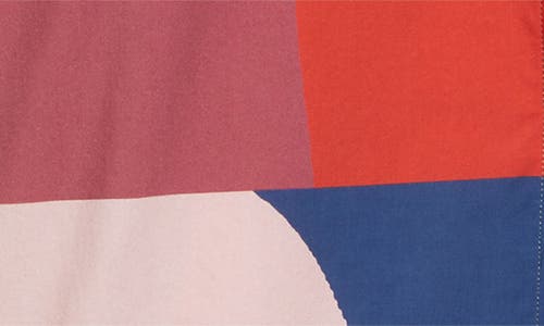 JW ANDERSON JW ANDERSON SCARF PRINT COTTON POPLIN ZIP SHIRT