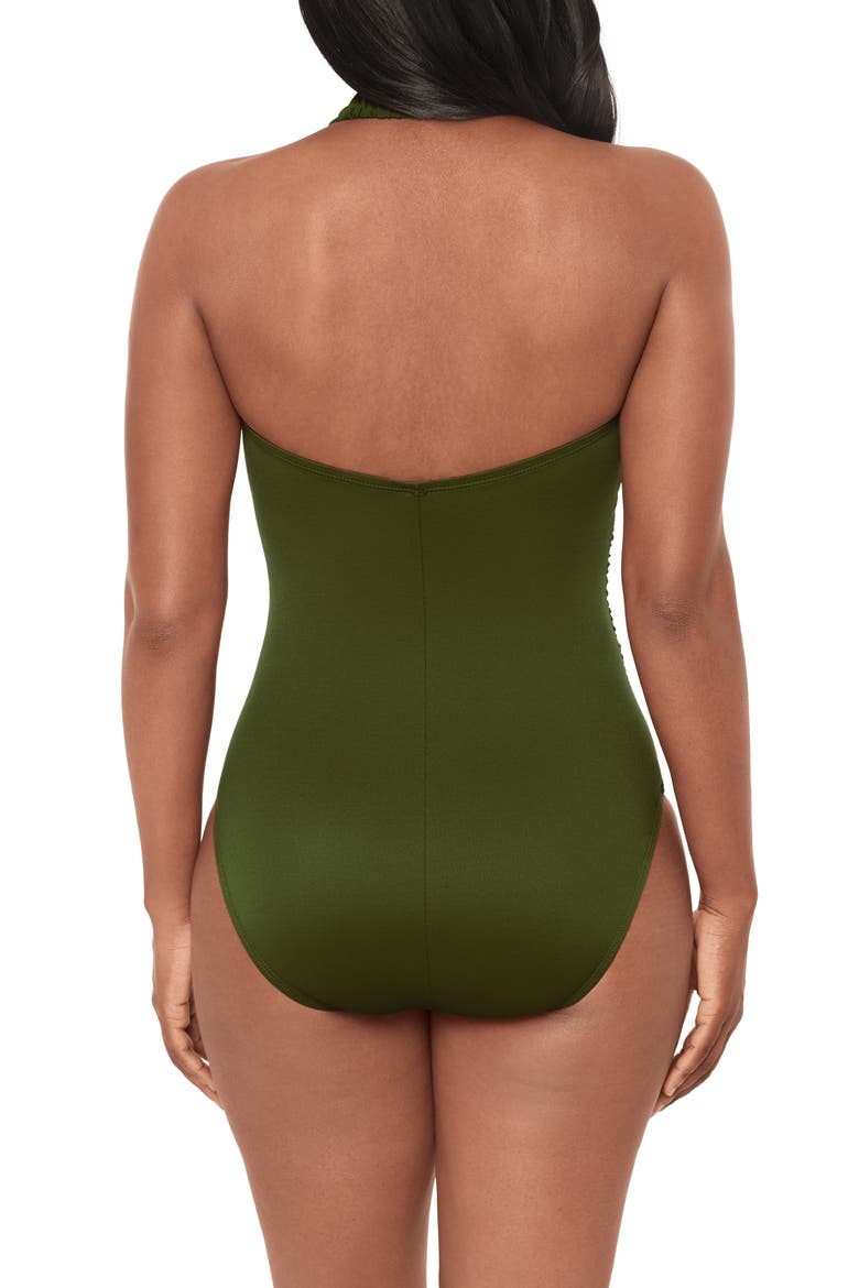 Razzle Dazzle Theia One-Piece Swimsuit, Alternate, color, PALMA