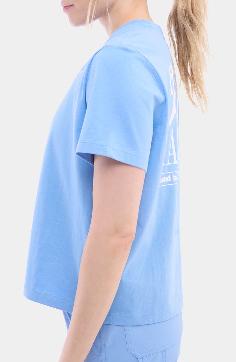 Halfdays Graphic T-Shirt, Alternate, color, Forget Me Not