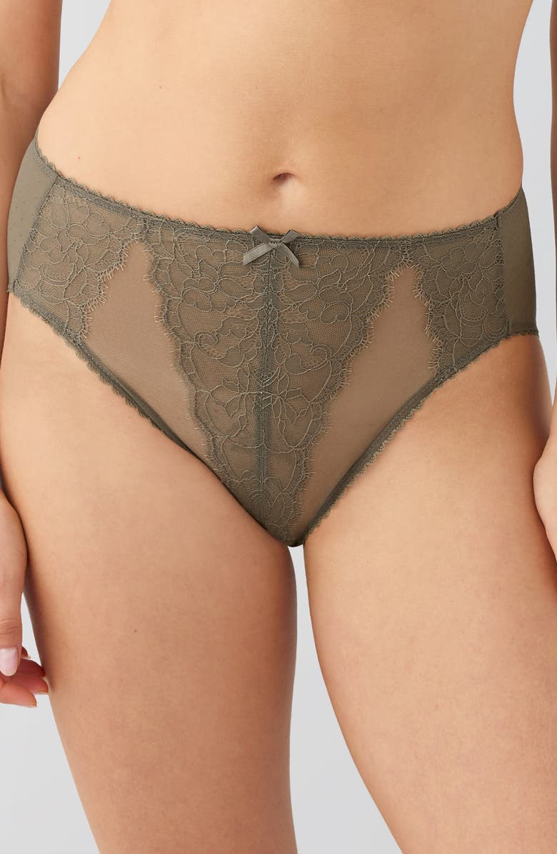 Wacoal Retro Chic High Cut Briefs, Main, color, Bungee Cord
