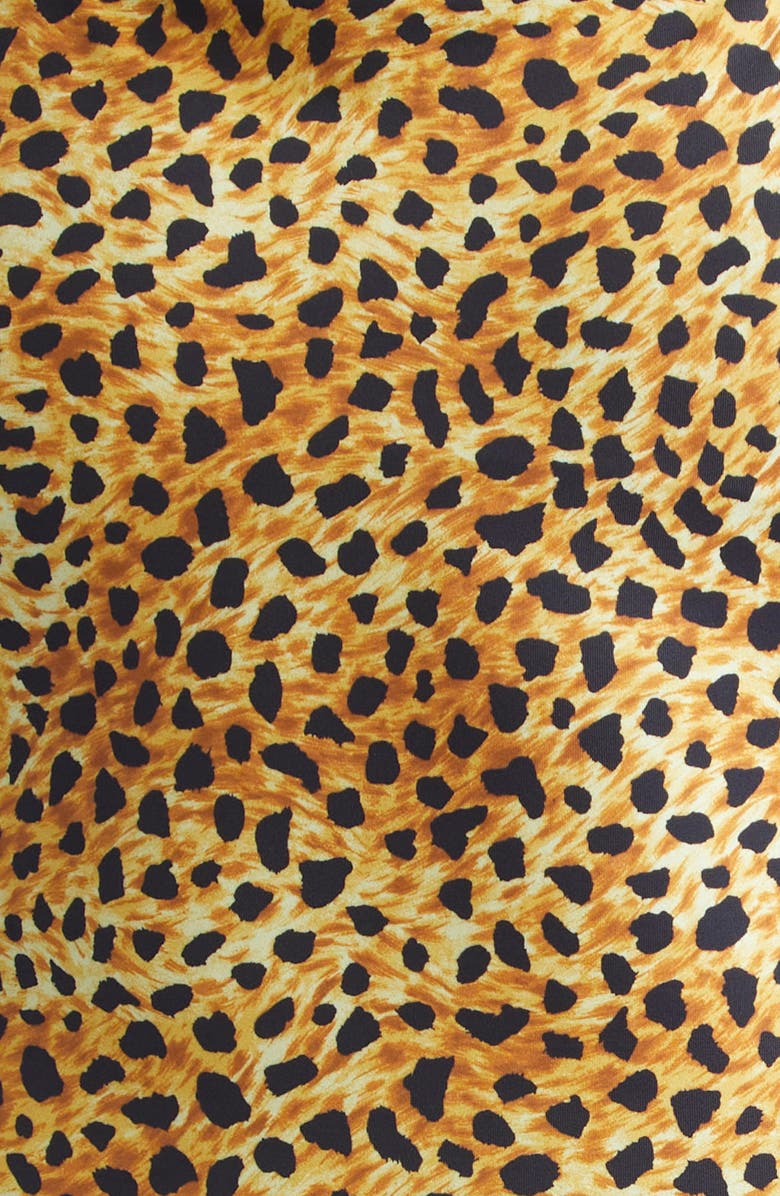 Versace Cheetah Print One-Piece Swimsuit, Alternate, color, 