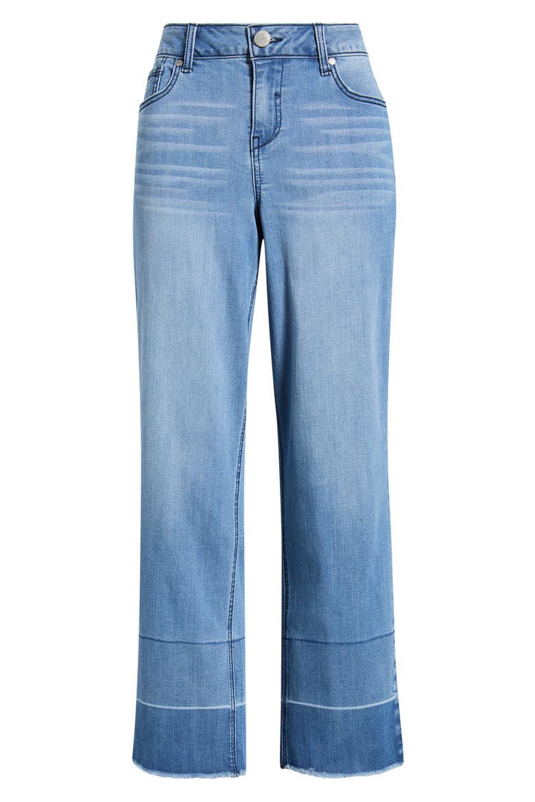 Tomboy Raw Hem Straight Leg Jeans, Alternate, color, LUCIA