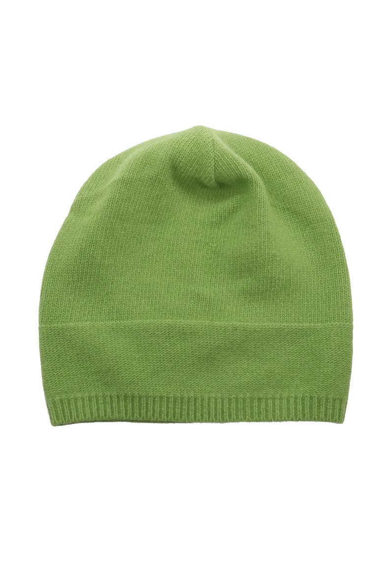 Cashmere slouchy hat, Main, color, CEDAR GREEN