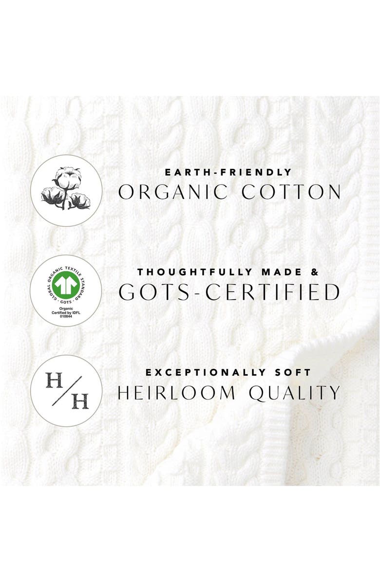 Hope & Henry Baby Girls' Organic Split Collar Sweater Cape, Infant, Alternate, color, 