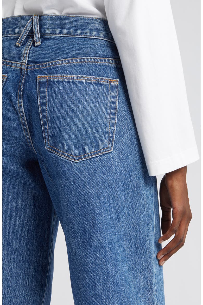 Mica Low Rise Wide Leg Organic Cotton Jeans, Alternate, color, SWEET MEMORY
