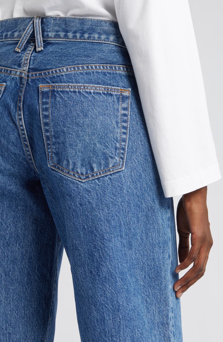 SLVRLAKE Mica Low Rise Wide Leg Organic Cotton Jeans, Alternate, color, Sweet Memory