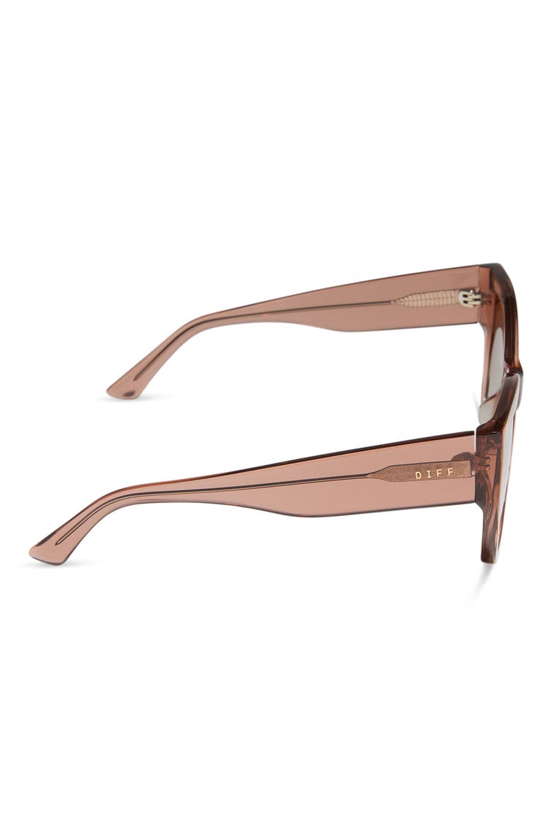 Vivienne 56mm Cat Eye Sunglasses, Alternate, color, CAFE OLE / BROWN GRADIENT