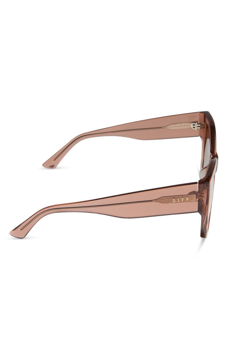 DIFF Vivienne 56mm Cat Eye Sunglasses, Alternate, color, Cafe Ole / Brown Gradient