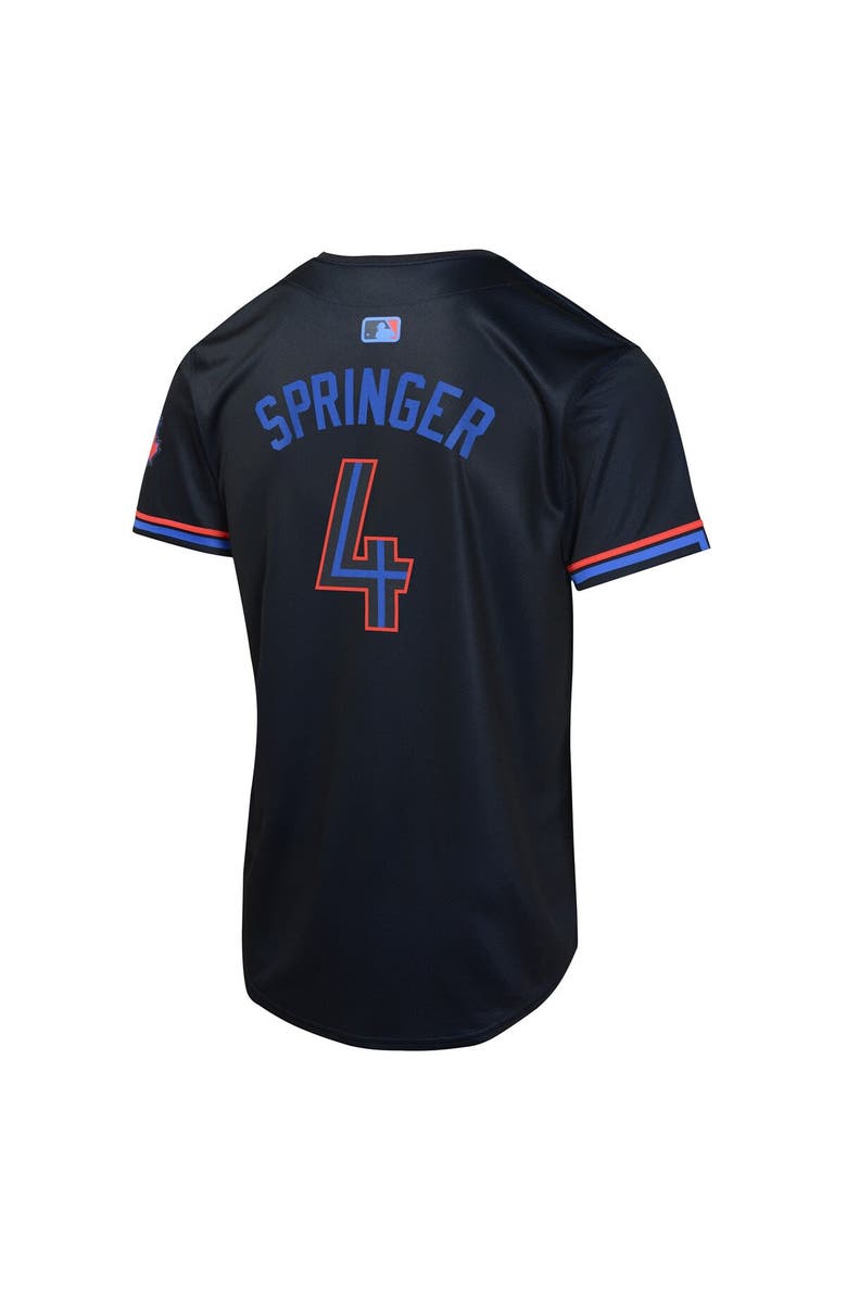 Nike Youth Nike George Springer Navy Toronto Blue Jays 2024 City Connect Limited Player Jersey, Alternate, color, 