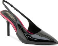 Christian Siriano Bekky Faux Leather Slingback Pump