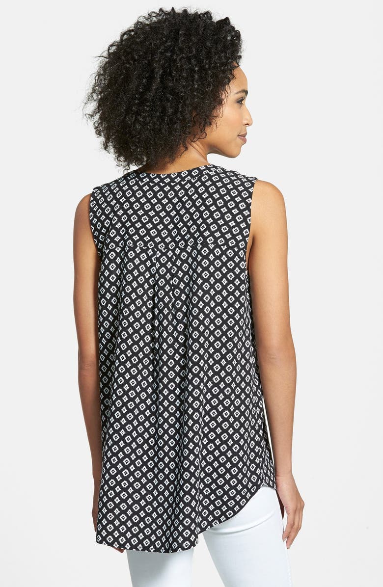 Sandra Split Neck Sleeveless Tunic, Alternate, color, 