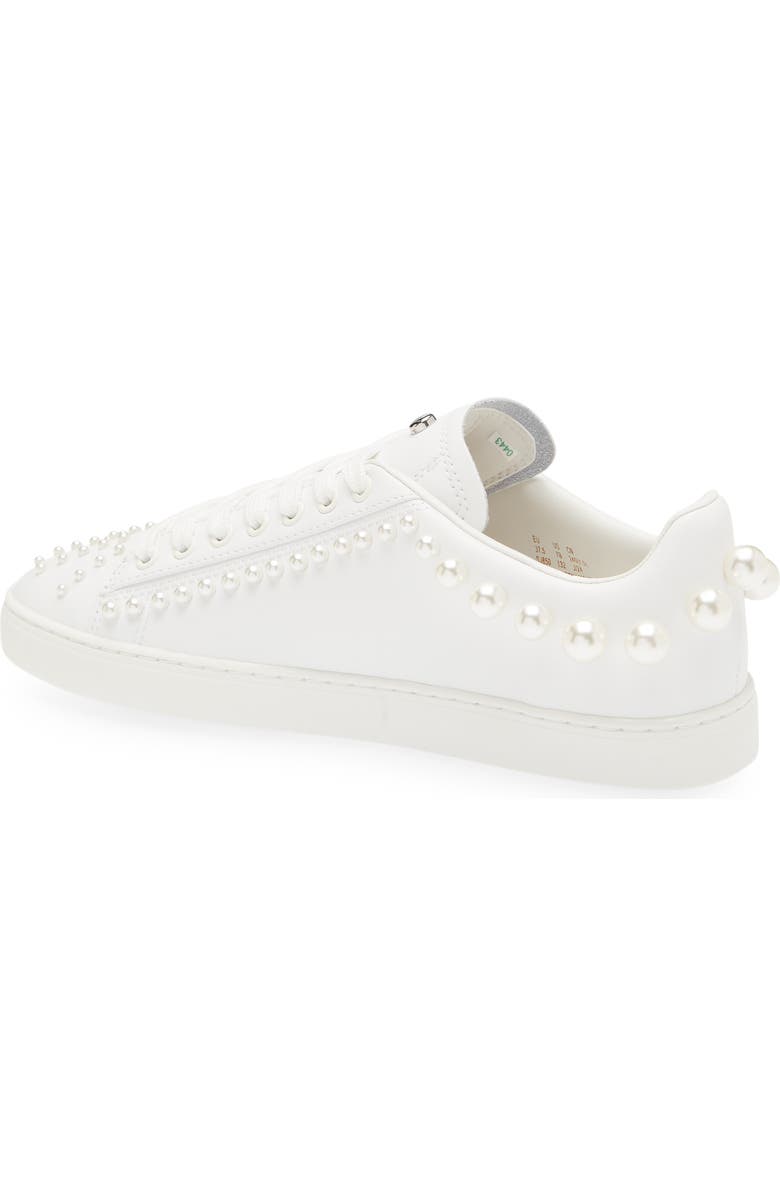 Stuart Weitzman Goldie Sneaker, Alternate, color, White