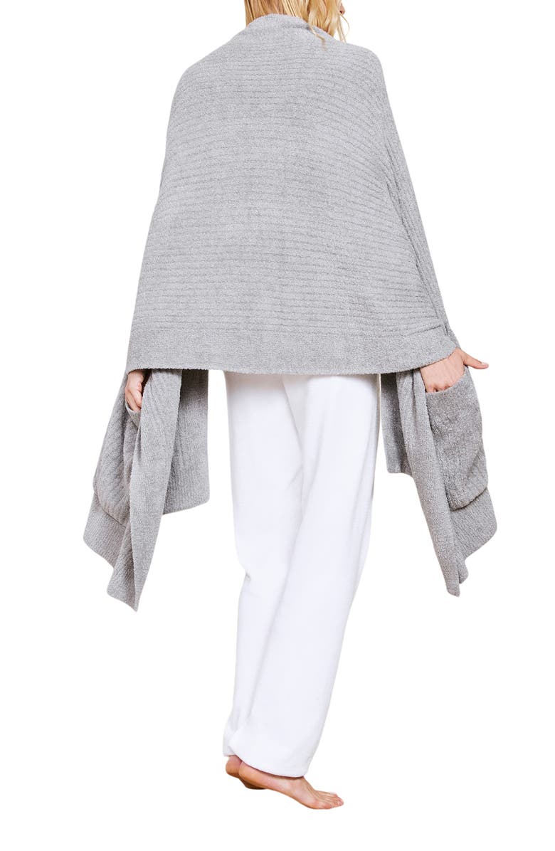Barefoot Dreams<sup>®</sup> CozyChic<sup>™</sup> Lite Travel Shawl, Alternate, color, Dove Gray