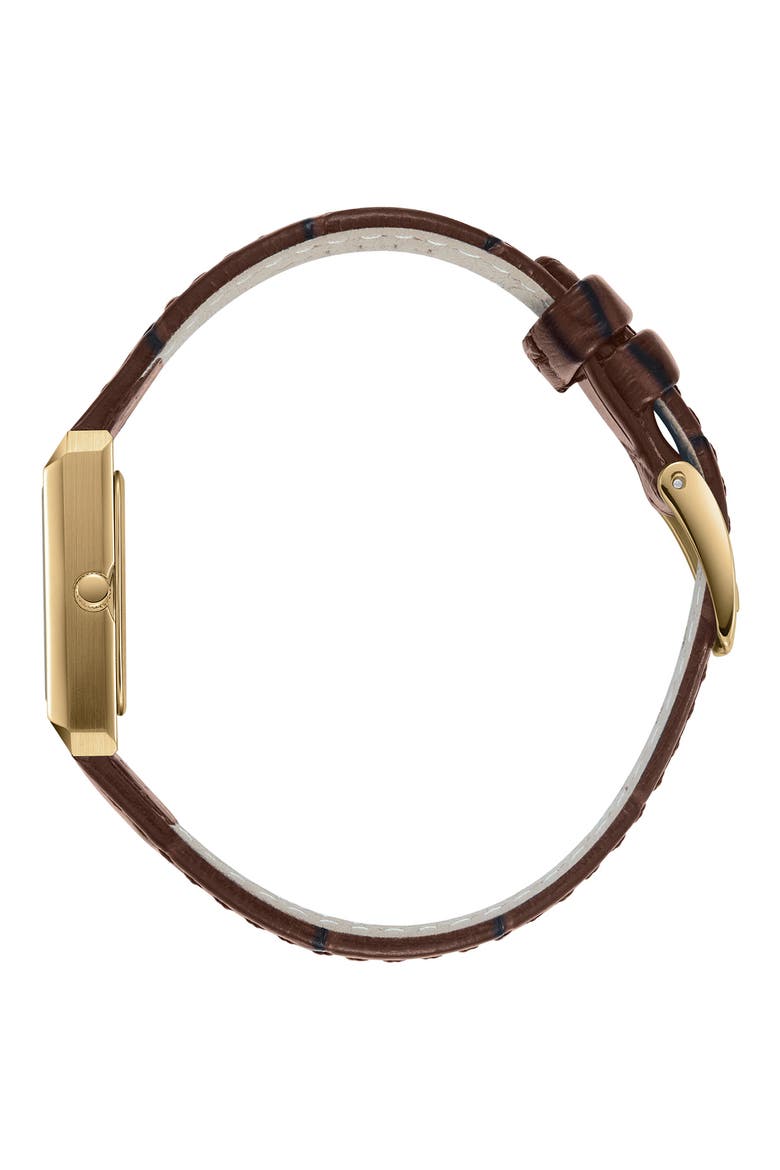 Virgil Leather Strap Watch, 16mm x 8mm, Alternate, color, OLIVE