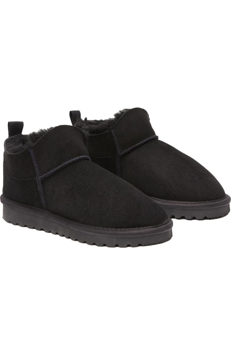 Celtic & Co. Celt Shearling Super Shortie Boots, Main, color, Black