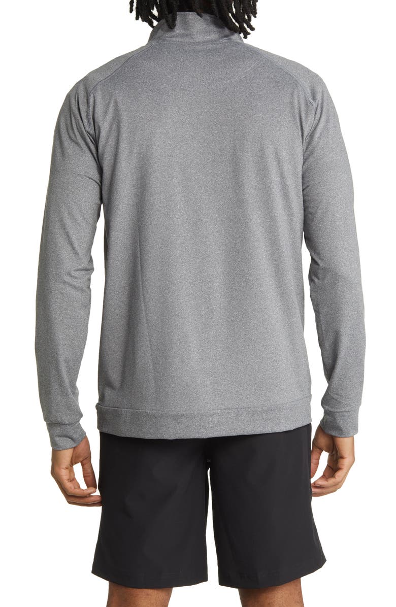 Swannies Graham Quarter Zip Golf Pullover, Alternate, color, Heather Charcoal-Black
