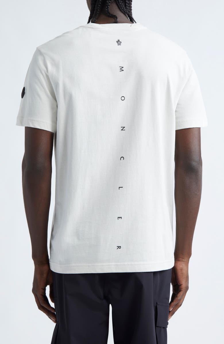 Moncler Cotton Logo Patch T-Shirt, Alternate, color, 