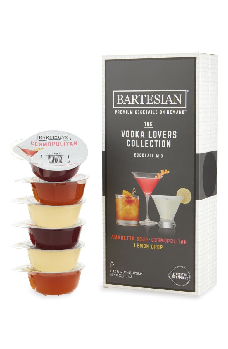 Bartesian Vodka Lovers Collection 6-Pack Cocktail Capsules, Main, color, 