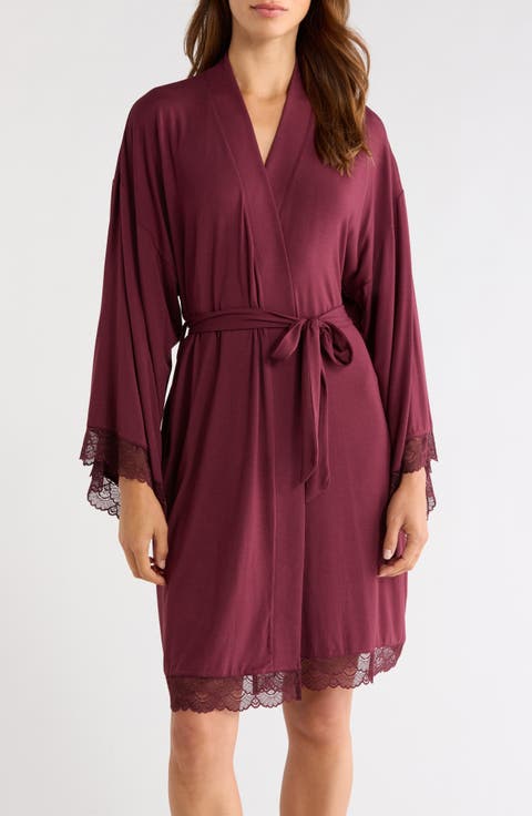 Moonlight Eco Lace Trim Robe