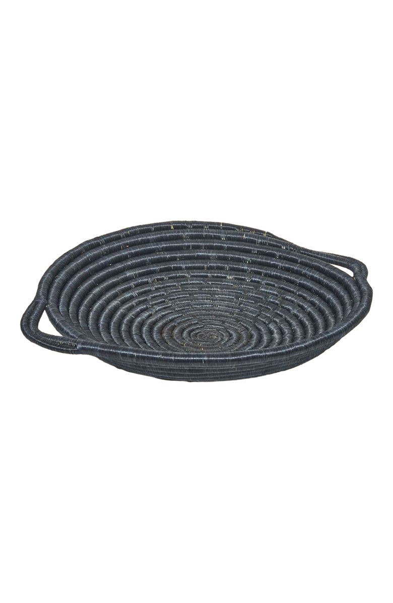 indego africa Double Handle Bowl, Main, color, Black