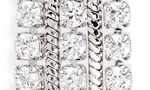 Nordstrom Pavé Fringe Earrings In Metallic