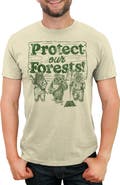 Star Wars Men's Star Wars Ewok Protect Our Forests  Graphic T-Shirt