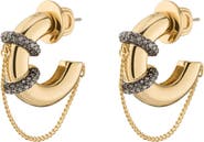 DEMARSON Molly Hoop Earrings