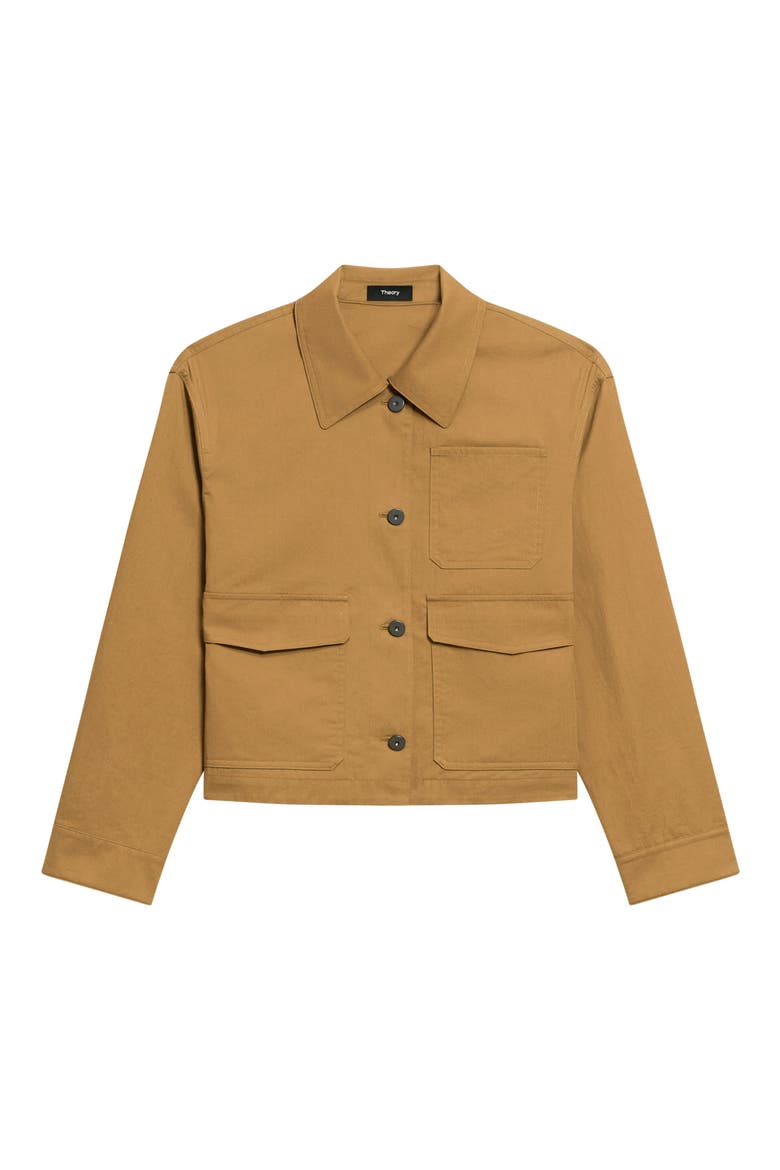 Cotton Crop Work Jacket, Alternate, color, BRONZE
