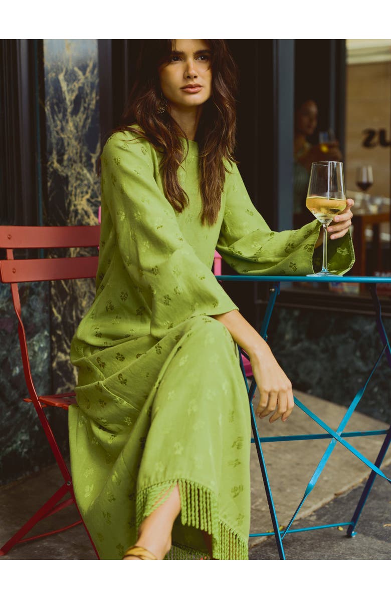 Eddy Ariana Dress, Alternate, color, Olive Chartreuse