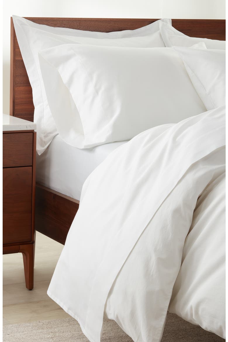 460 Thread Count Cotton Sateen Sheet Set, Alternate, color, WHITE
