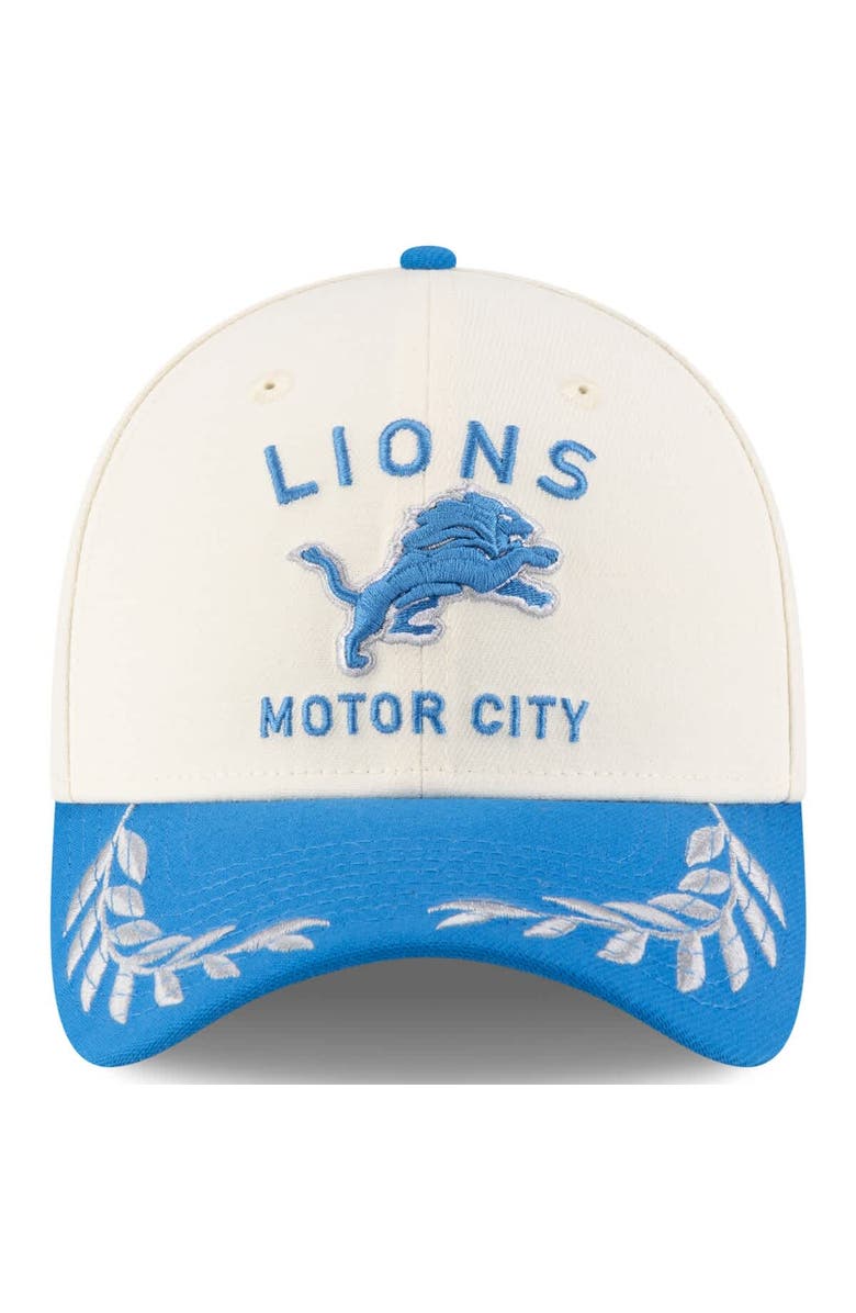 New Era Men's New Era Cream/Blue Detroit Lions 2025 NFL Draft 39THIRTY Flex Hat, Alternate, color, Cream