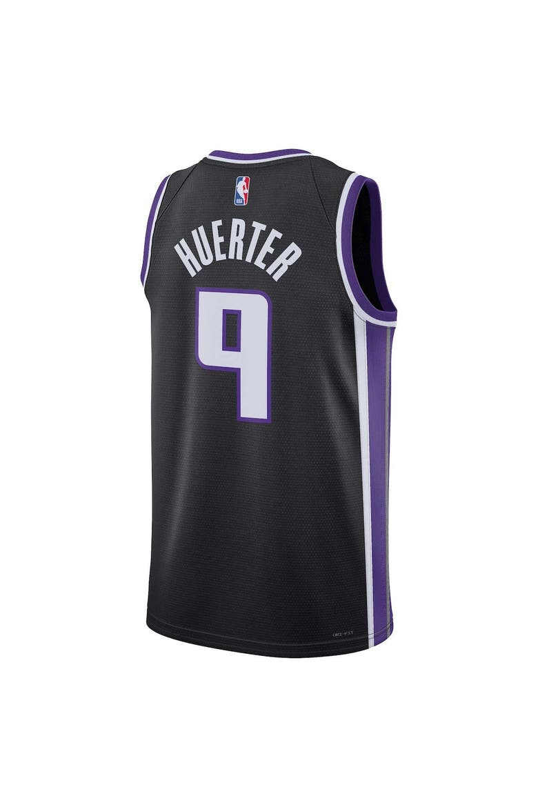Unisex Nike Kevin Huerter Black Sacramento Kings Swingman Jersey - Icon Edition, Alternate, color, Black