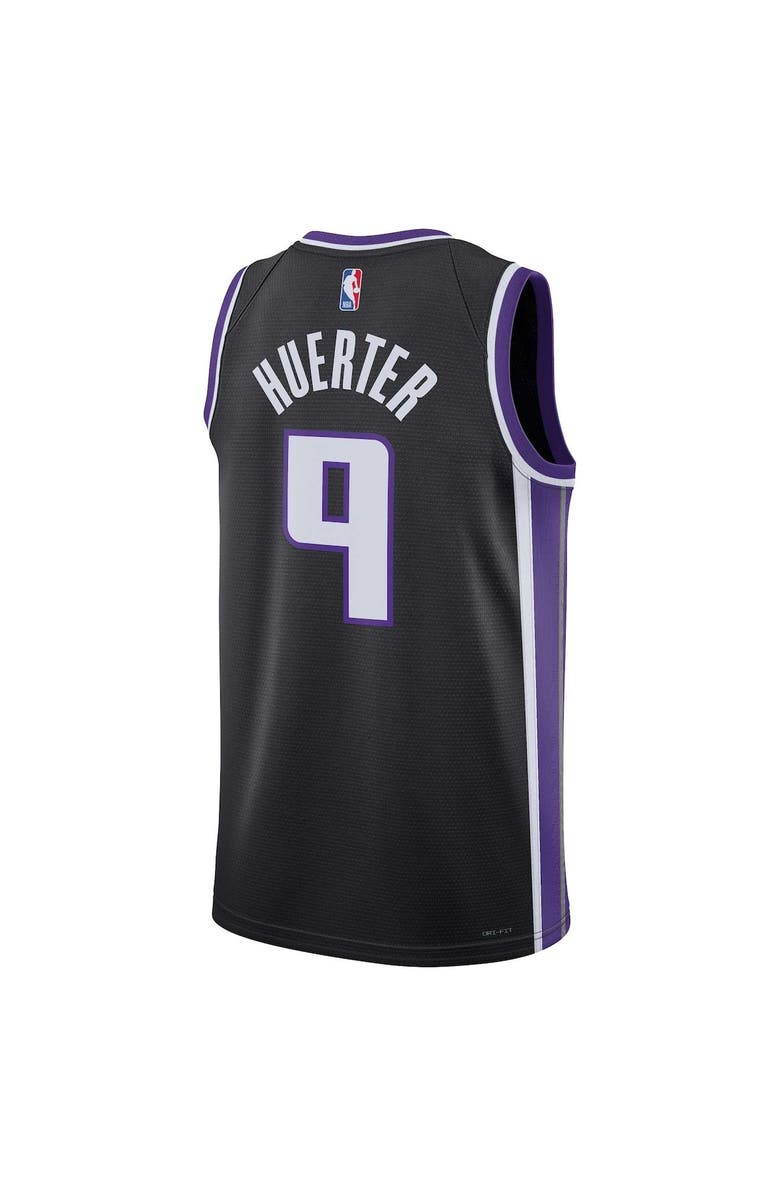 Nike Unisex Nike Kevin Huerter Black Sacramento Kings Swingman Jersey - Icon Edition, Alternate, color, Black