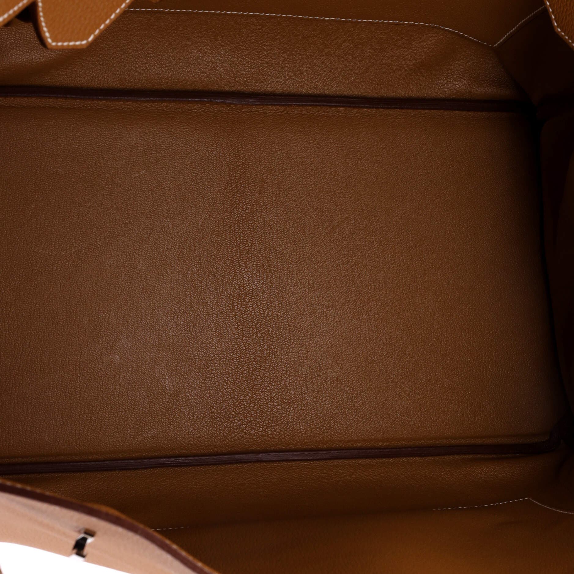Birkin Handbag Brown Togo with Palladium Hardware 40, Alternate, color, Metallic Gold