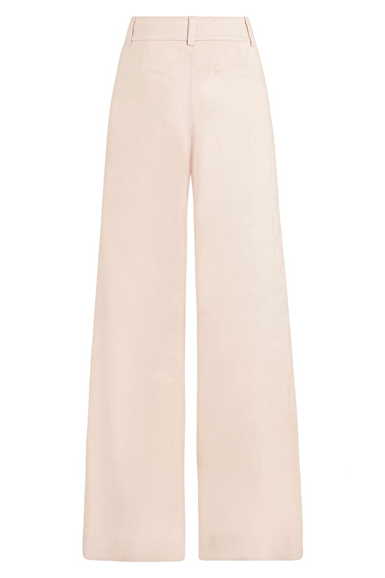 The Jones Linen Blend Wide Leg Pants, Alternate, color, PALE PINK