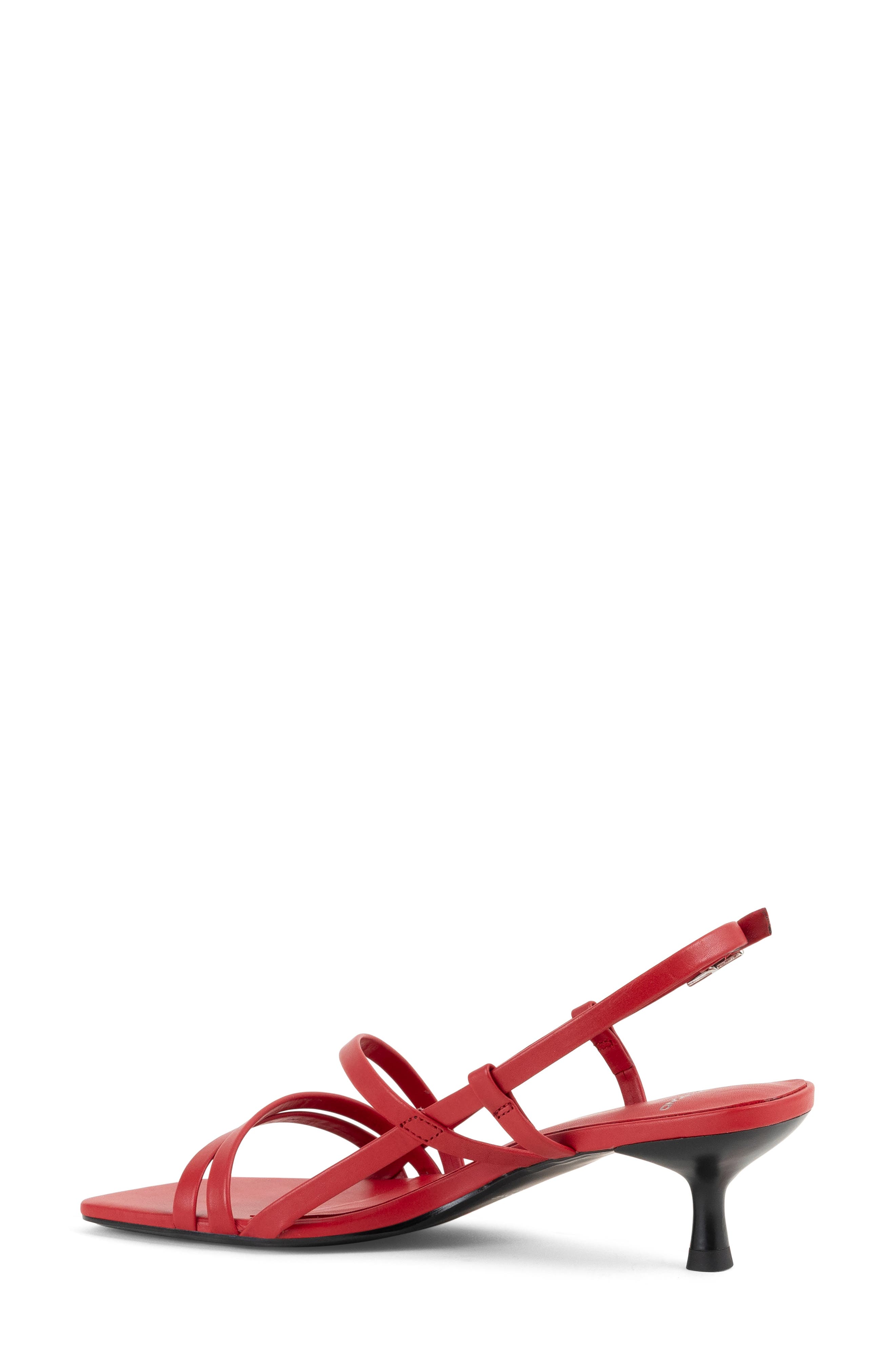 Vagabond Shoemakers Jonna Slingback Kitten Heel Sandal, Alternate, color, Bright Red