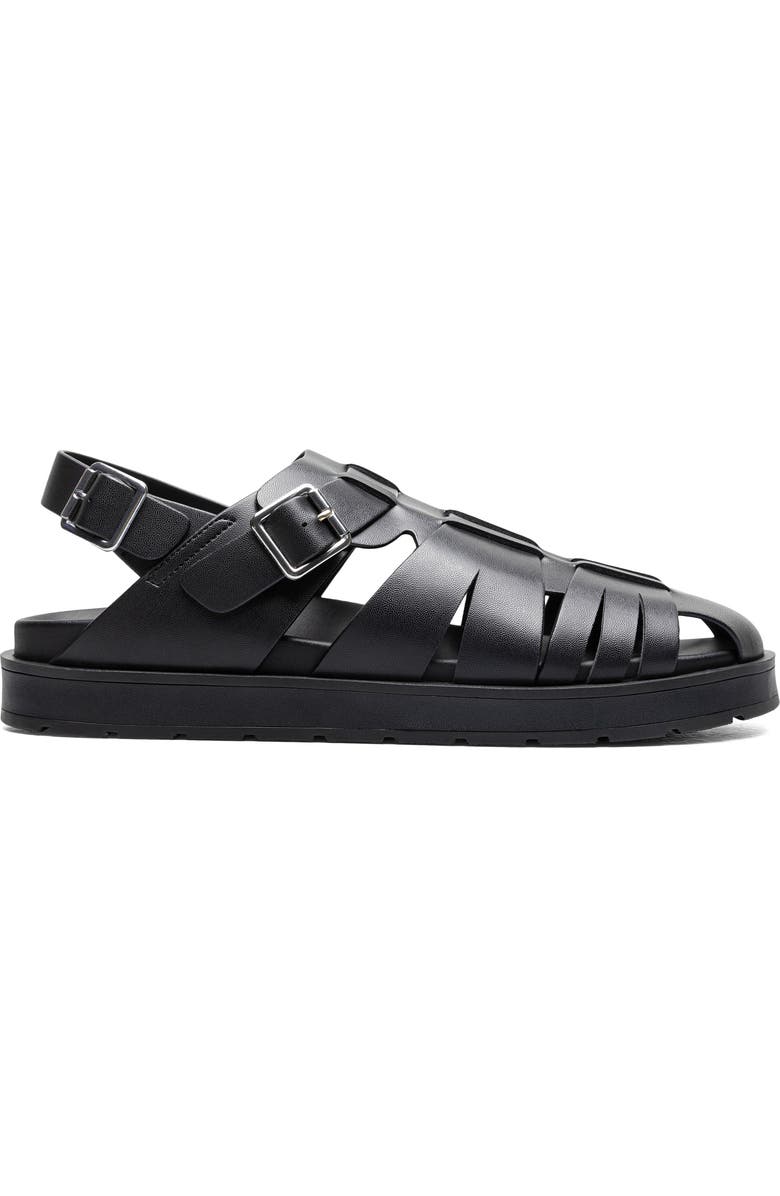 Stacy Adams Largo Fisherman Sandal, Alternate, color, Black