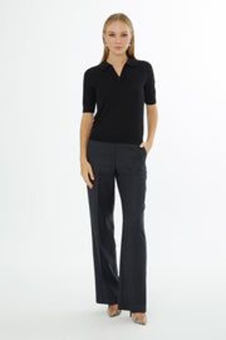 Off-Shoulder Knit Sweater, Main, color, Black