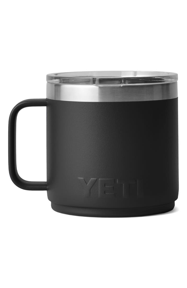 YETI Rambler 14-Ounce Stackable Mug, Alternate, color, Black