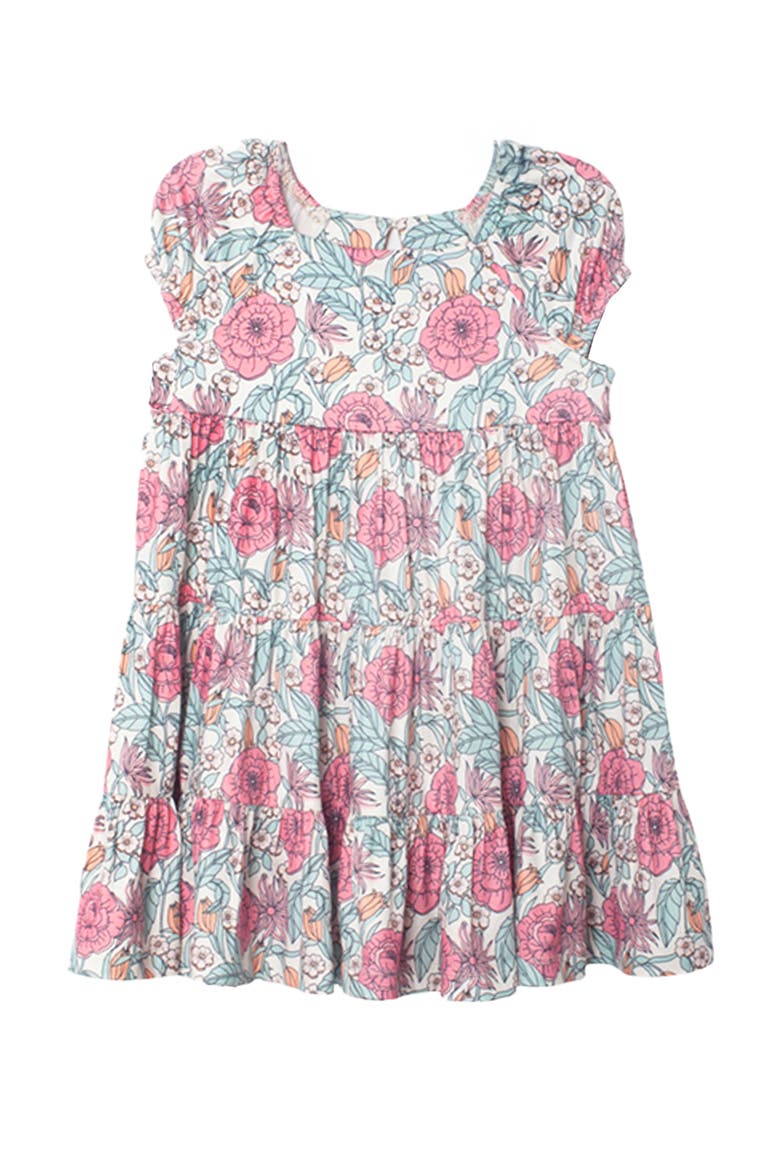 April Cap Sleeve Dress, Main, color, Pink