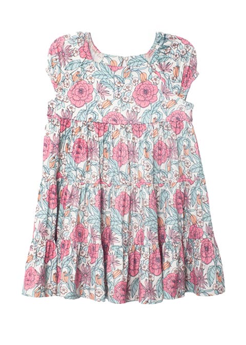 April Cap Sleeve Dress (Toddler, Little Kid & Big Kid)