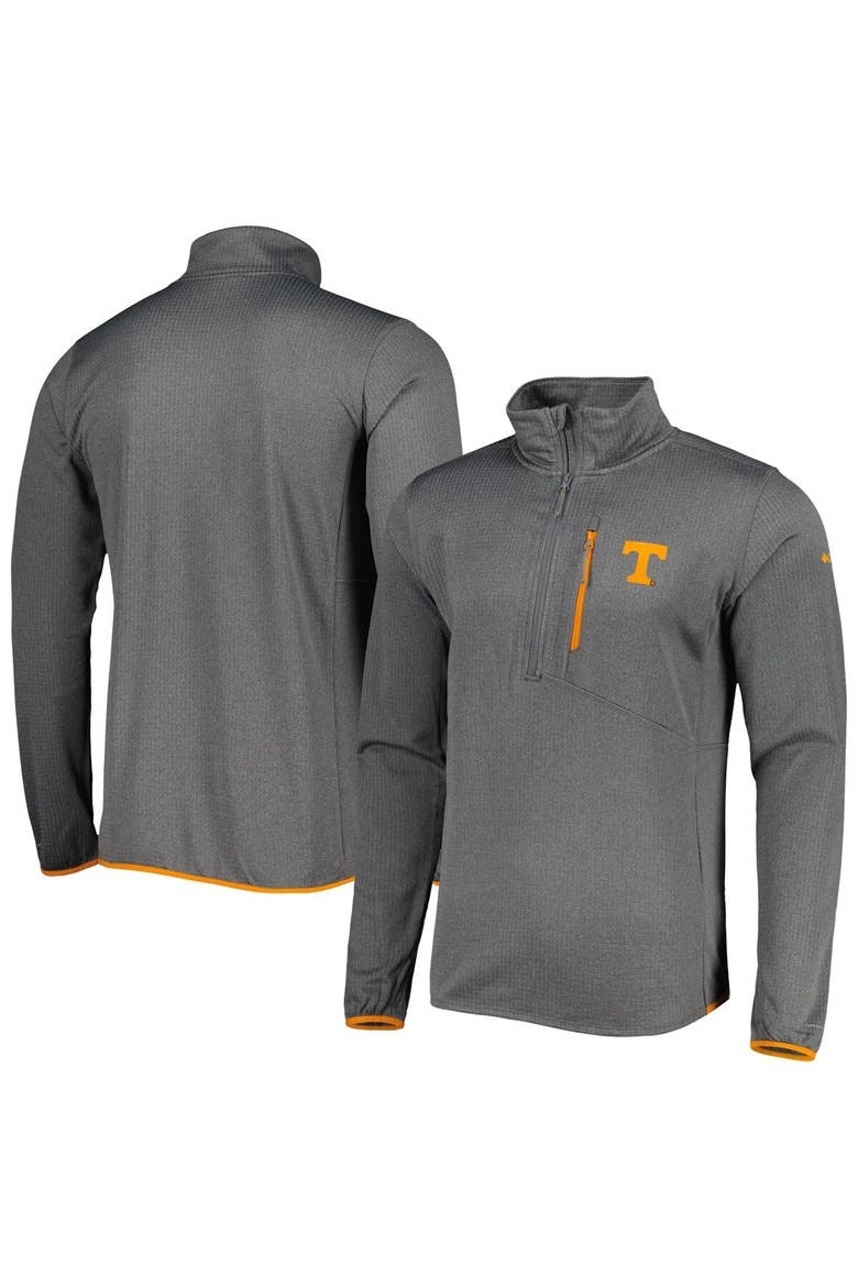 Men's Columbia Gray Tennessee Volunteers Park View Omni-Wick Half-Zip Top, Main, color, Gray