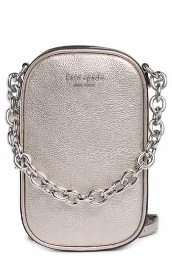 leather chain phone crossbody bag