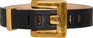 Balmain Anthem smooth leather belt