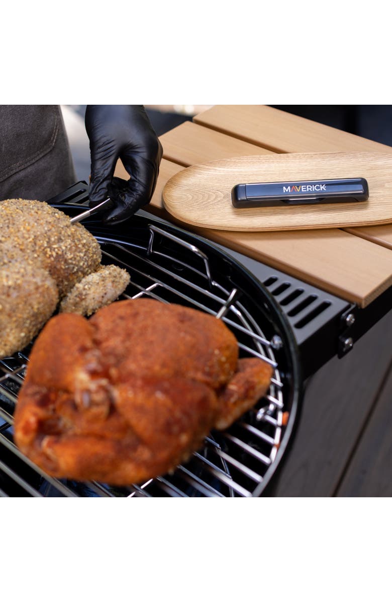 Maverick STAKE Dual Probe Wireless Bluetooth Thermometer, Alternate, color, Black/Silver