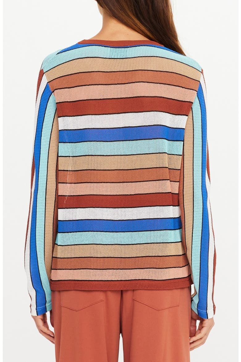 Iza Milla Striped Sweater, Alternate, color, STRIPE